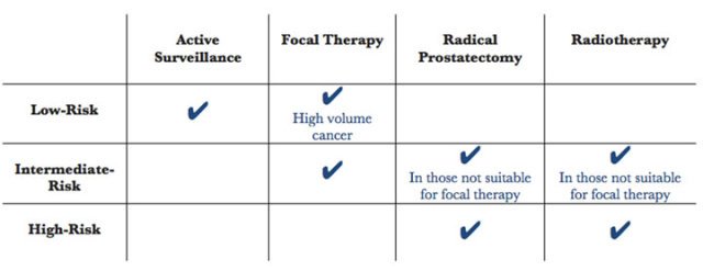 Prostate cancer treatment grid